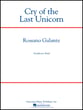 Cry of the Last Unicorn Concert Band sheet music cover